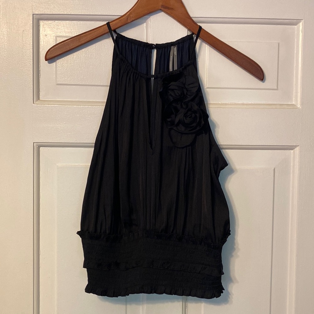 Anthropologie halter blouse size M